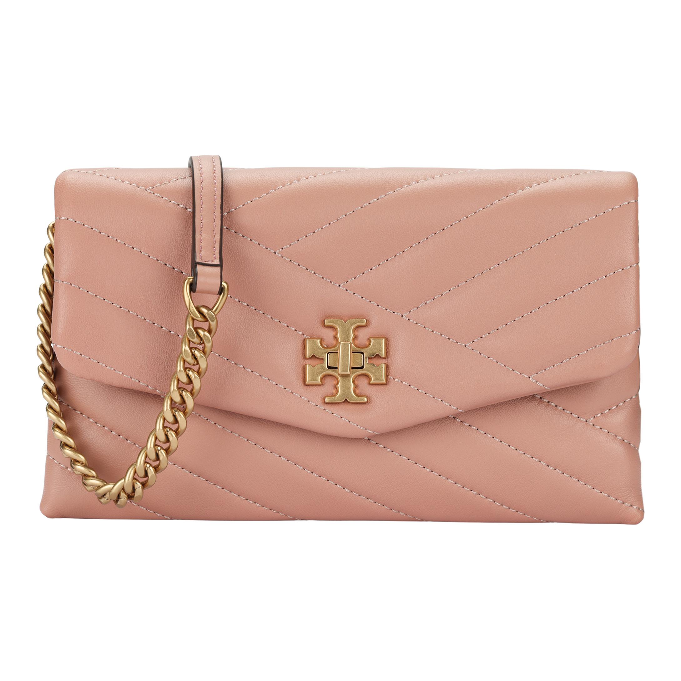 

Tory Burch Kira Quilted Shoulder Bag Women Shoulder Bag Pink 64068-687 Basic Set (Bag+Dust Bag)