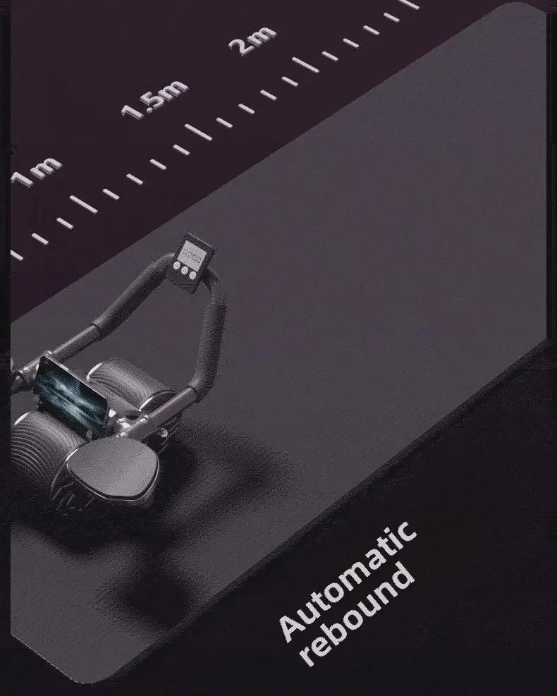 Automatic Rebound Abdominal Wheel - Elbow Support for Core Strength and Fat Burning