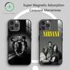 N-Nirvana Rock Band Lamentably Phone Case For iPhone17,16,15,14,13,12,11 Plus,Pro Max Magnetic For Magsafe Wireless Charging
