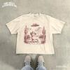 Chihuahua Cowboy Shirt Funny UFO Dog Tee Vintage Western Gift For Dog Lover Retro Desert Graphic Unisex Comfort Colors Top