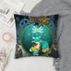 Video Game W-Wakfu Momorpg Adventure Pillow Case Square Double-Sided Printing Short Plush Sofa Cushion Cover Bedside Pillow