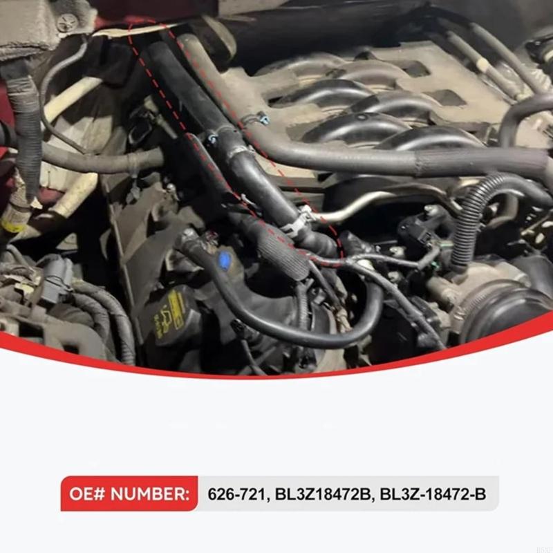 2025 New Replacement Leakproof Heater Hose for Mark LT 2011-2014 626-721 BL3Z-18472-B