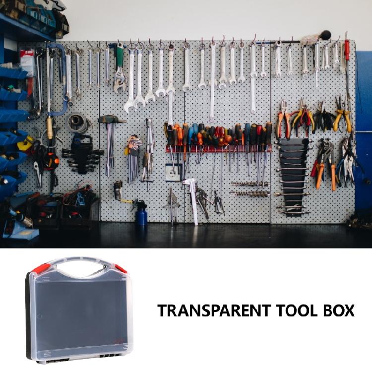 Plastic Tool Parts Box Storage Screw Box Tool Classification Electronic Component Drill Bit Grid Box Organizer