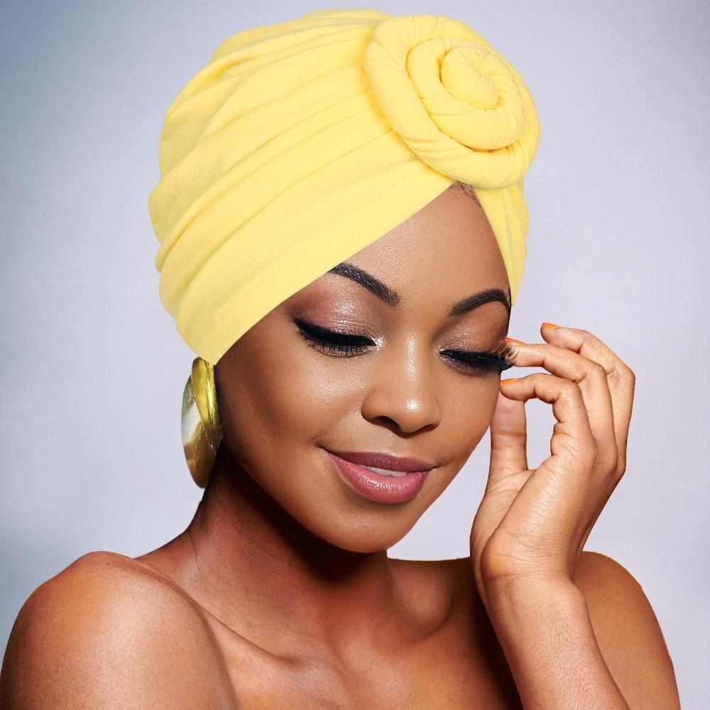 Elastic Twist Knot Turban Hat Wrap Style Islamic Headband Fashion Cancer Chemo Hat  Women Headwear