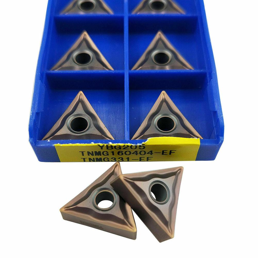 TNMG332EF YBG205 Turning Insert for For stainless Steel Maintains Tight Tolerances Provides High Performance 10PCS