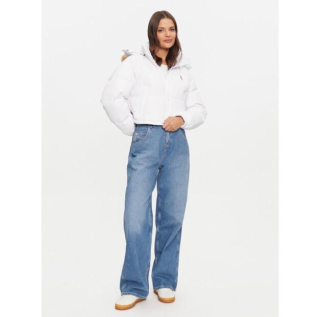 Down Jacket Tommy Jeans Alaska DW0DW19687 White Regular Fit
