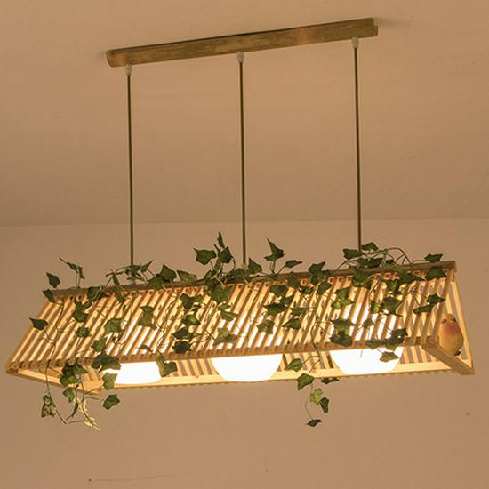 Retro Asian Tatami Pendant Light for Restaurants and Bars