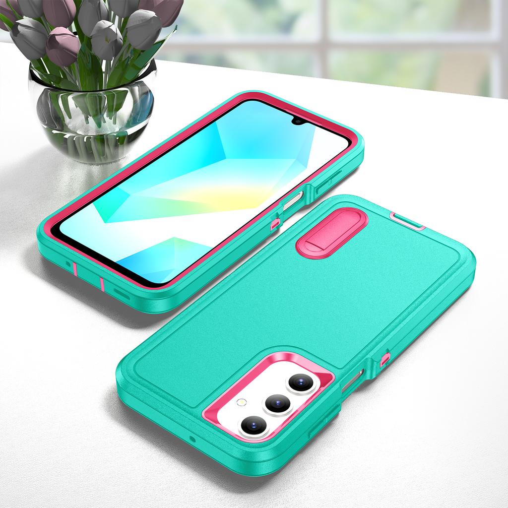 For Samsung A17 5G 4G Fall Protection Hard Armor Case for Samsung Galaxy A17 5g Galaxya17 A 17 Kickstand Phone Cover