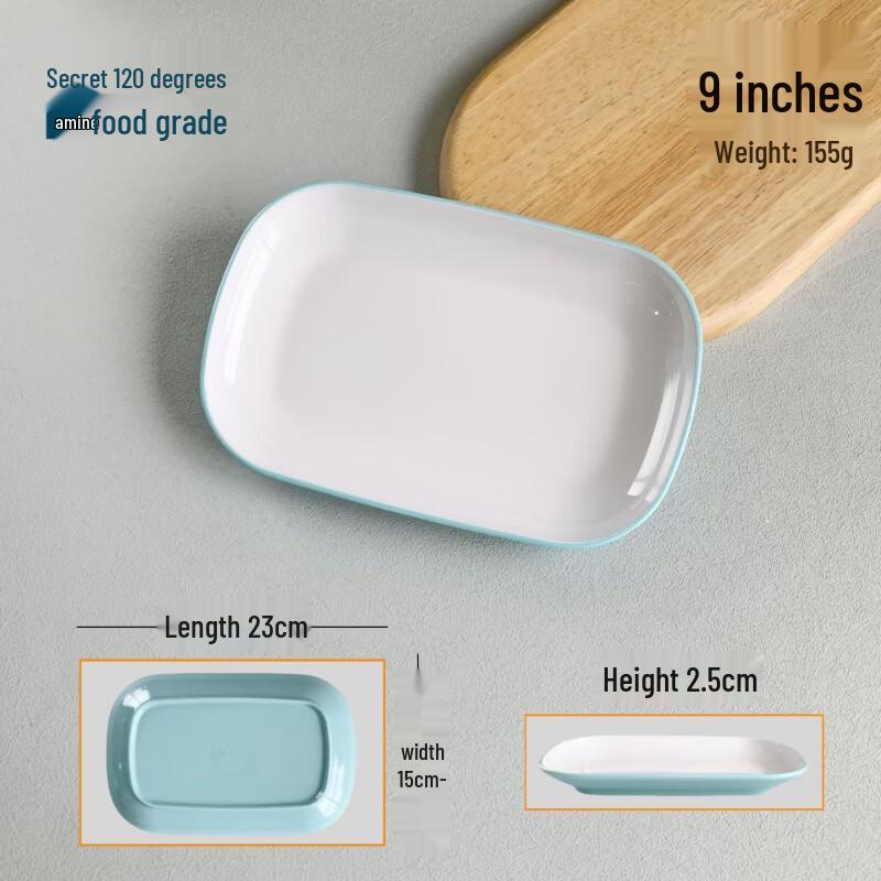 777 Two-Tone Melamine Oval Serving Plate