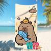 Niedliche Strandtücher mit Capybara-Print: Perfekt für den Sommer! Sofakissenbezug, Raum Heimdekorationortabel