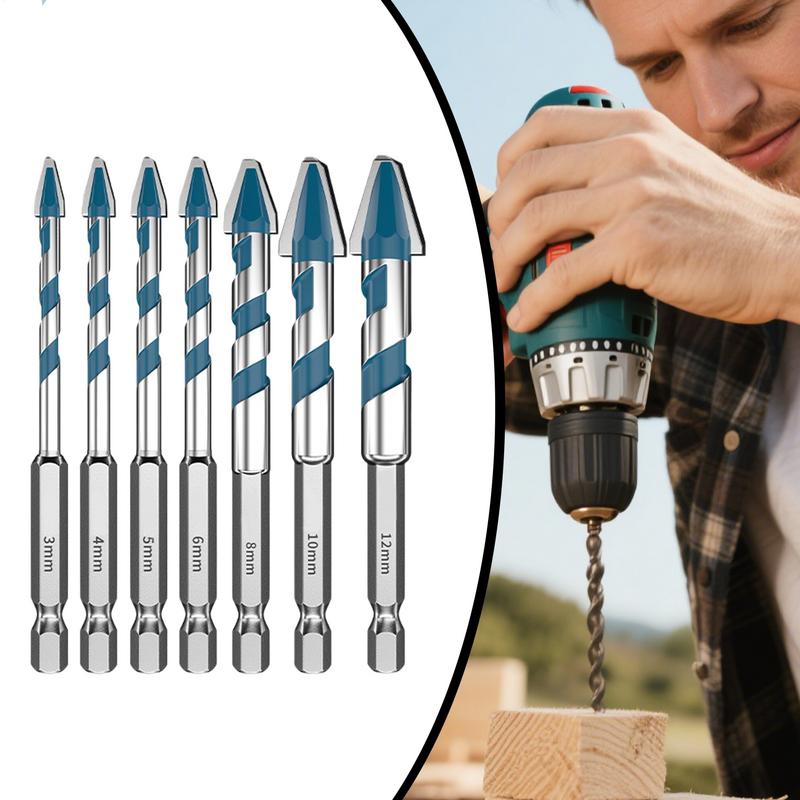 Twist Drill Bit Set Concrete Drill Bit Set High-Speed Steel Professional Multi-Purpose Hole Saw Accessories For Woodworking