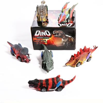 6 ks Hračka dinosaurus natahovací auta Dětské hračky dinosaurus Vhodné pro Děti Auta Hry s dinosaury