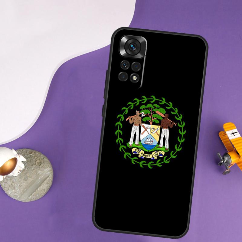 Belize Flag Case For Xiaomi Redmi Note 14 13 Pro 12 9 10 11 Pro 10S 11S 12S Redmi 14C 13C 10C 12C Cover
