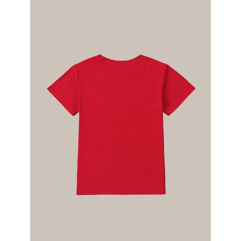 Kids Summer Crewneck T-Shirt, Leopard Print Number 67 Graphic Trendy Fashion Short Sleeve Tee
