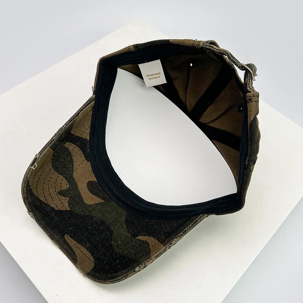 Baseball Letterings Alphabet Goodboy Printed Style Broken Women  Men For Neutral Gender Fresh Caps Peaked Hats Breathable Camo Sunshade Versatile