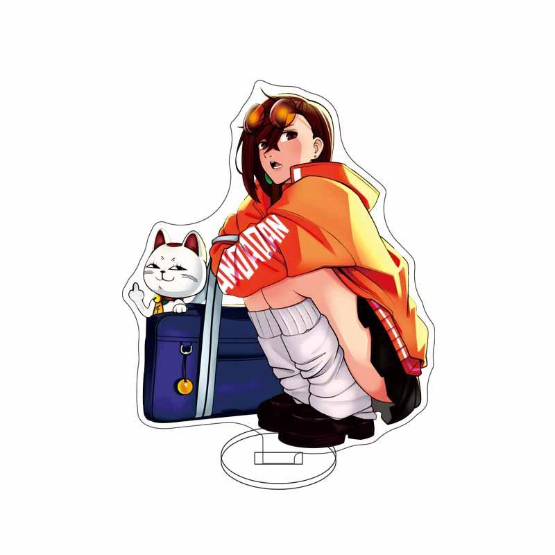 Anime Dandadan Cosplay Ayase Momo Takakura Ken Acrylic chain Stand Model 15cm Acrylic Stand Model Gifts For Fans Chain