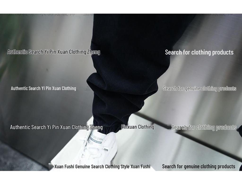 Trendy Men's Spring/Summer Elastic Casual Zipper Ripped Skinny Joggers Harajuku Long Pants