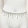 Bridal Fashion Elegance Pearl Pendant Diamond Belt Waist Chain