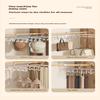 12-Hook Rotating Hanger Space-Saving Closet Organizer For Ties Belts Underwear Portable Home & Dorm Storage