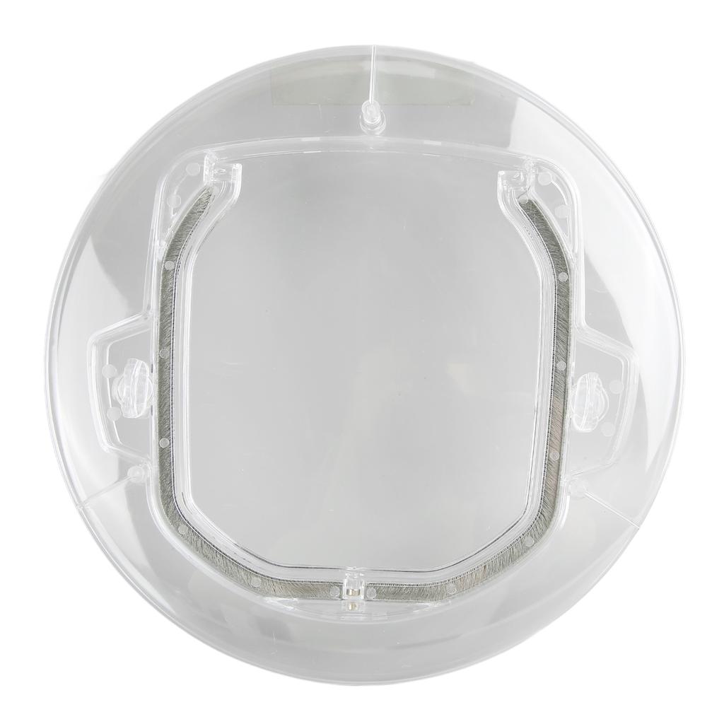 Pet Door Transparent Automatic Window Closure Barrier Free Door Interior Cat Door for Solid and Hollow Interior Door