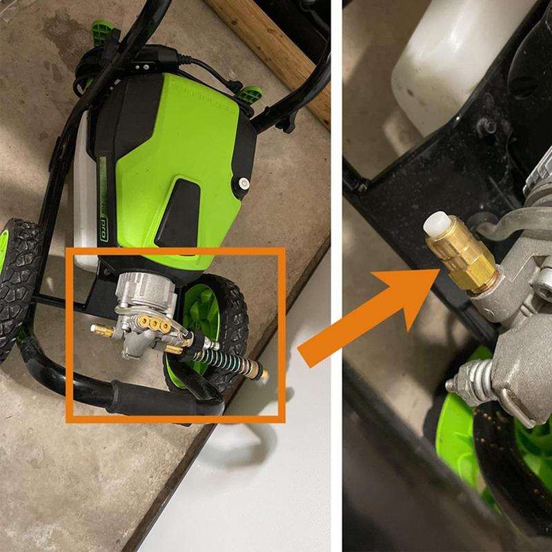 A25F-2 Pieces Thermal Release Valve For Pressure Washer Pump, 1/4 Inch NPT Thermal Relief Valve, Replacement Pump Protector