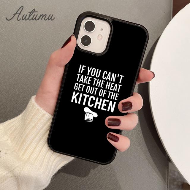 Baking Cook Chef Phone Case for iPhone 11 12 13 14 Pro Max Mini X XR XS SE 2020 6S 7 8 Plus Samsung Galaxy S21 S22 Shell Coque