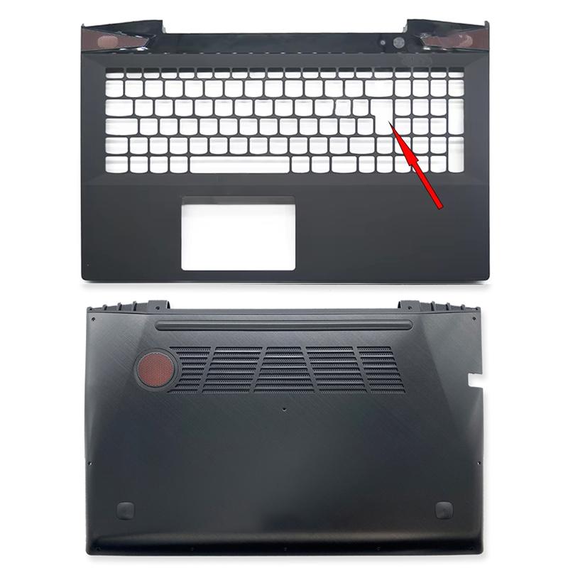 Laptop case For Lenovo Y50 Y50-70 Y50-80 Top cover Screen frame palm rest bottom shell Hinge Network cable port cover bezel
