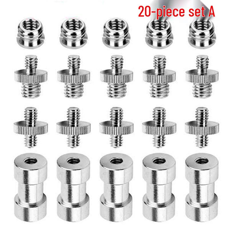 1/4 to 3/8 Hot Shoe Camera Tripod Screw Set