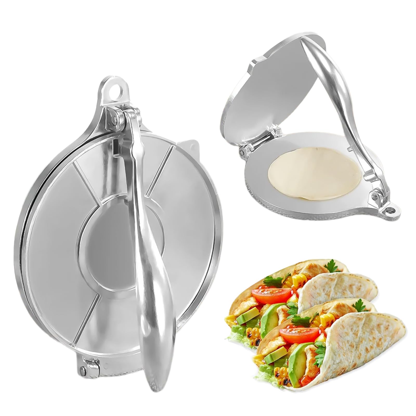 Happykau Tortilla Press Taco Press Machine Kitchen Utensils Cooking Utensils Homemade Tortilla Pie Dish High Durability Taco Press Kitchen Utensils