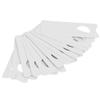 600Pcs Plant Label Waterproof White PVC Flower Hanging Marker Tag for Garden Courtyard