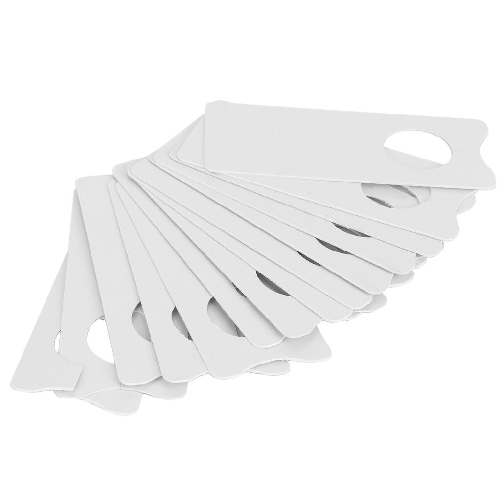 600Pcs Plant Label Waterproof White PVC Flower Hanging Marker Tag for Garden Courtyard