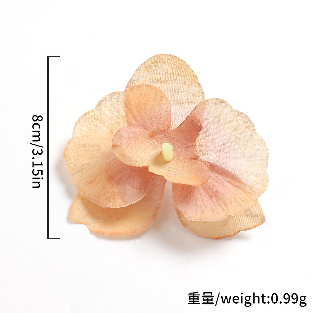10Pcs Butterfly Orchid Artificial Flowers 8CM Fake Flowers For Home Decor Wedding Decorations Ornaments Garland Gift Accessories