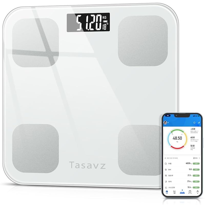 

[New in 2025] Weight scale body fat meter body composition analyzer Bluetooth Smartphone linked health meter High precision lightweight storage body