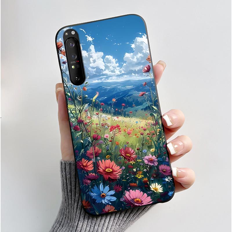 Etui Do Sony Xperia 1 II XQ-AT51 XQ-AT52 1 III XQ-BC62 XQ-BC72 XQ-BC52 Pokrowiec Luksusowy Uroczy Fajny Chłopcy Dziewczynki Miękki Silikonowy Pokrowiec