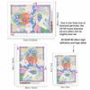 Full Drill Diamond Painting Kit Abstract Dreamy Rainbow Cat Design Relaxing Creative Craft for Home Wall Decoration and Living Room Art
