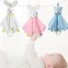 Silicone Teether Newborn Saliva Towel Comforter Soothing Doll Towel  Gift