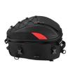 Motorcycle Rear Seat Bag Pack Waterproof Oxford Cloth HighDensity Woven Reflective  (Red )
