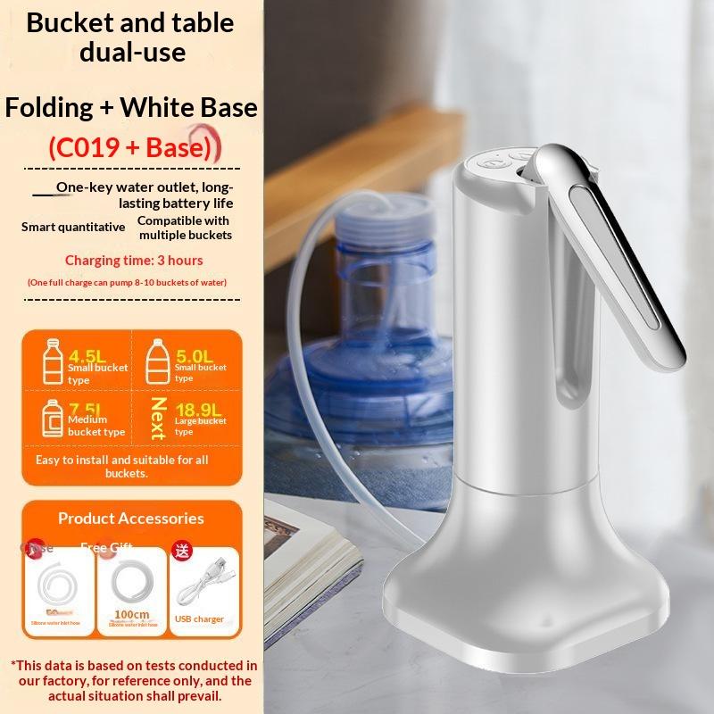 Automatic Water Dispenser Electric Water Pump Button Control Usb Charge Portable For Kitchen Office Outdoor Drink Dispenser