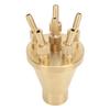 Copper Water Fountain Nozzle Direct Spraying Universal Adjust Pool Sprinkler Head for Garden G1