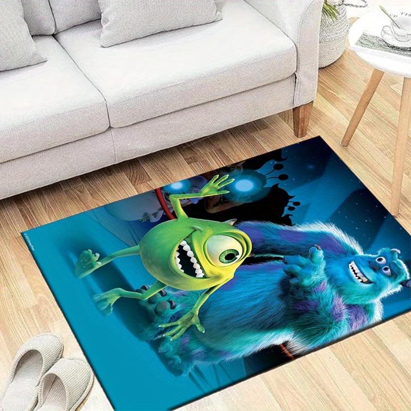 

1pc Monsters University Pattern Area Rug Soft Flannel Floor Mat for Living Room,Office,Bedroom and Carpet,Sofa Coffee Table Floor Mat 60cm by 90cm