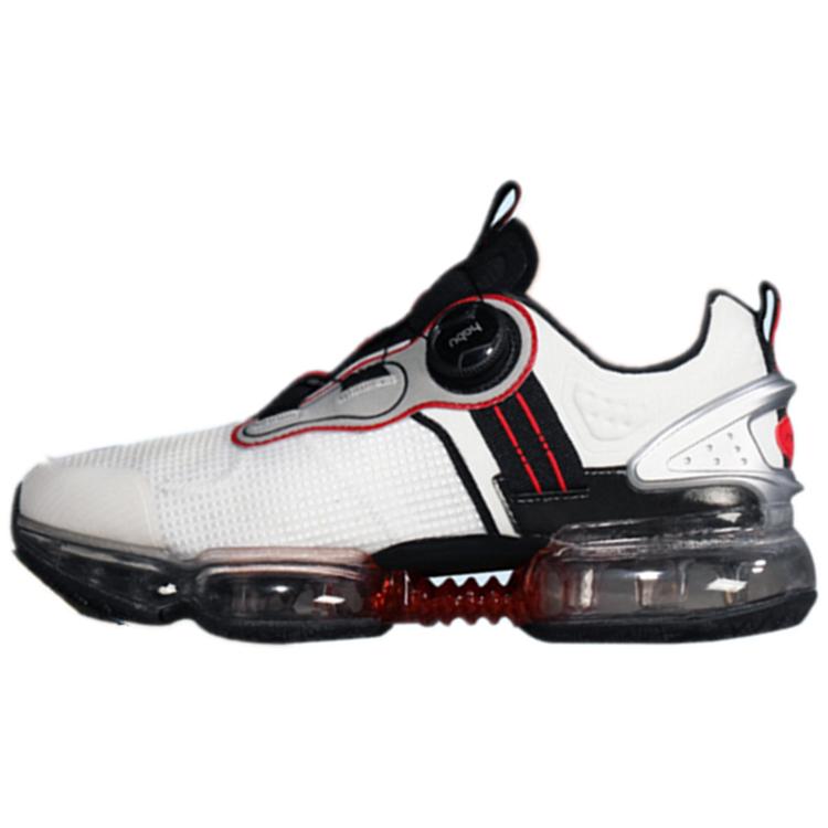 

New Anta Cushioned Slip-Resistant Abrasion-Resistant Low-Top Running Shoes Men s White Red 112035596-1 40.5