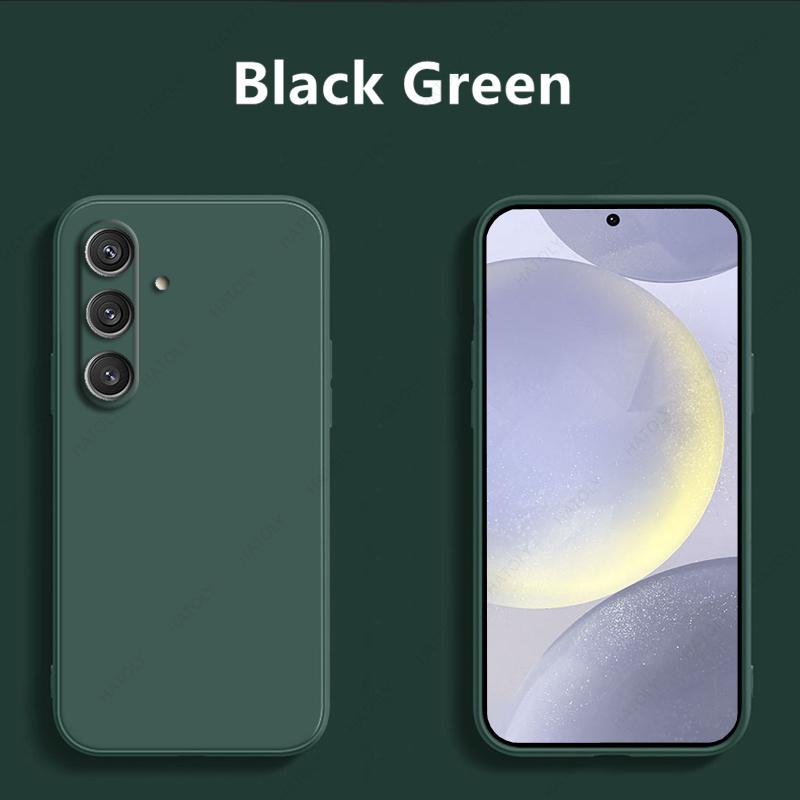 

Для Samsung Galaxy S25 Plus Чехол Чехол Для Samsung S25 Жидкая кожа Силиконовый бампер мобильный телефон Funda Para Задняя крышка For Samsung S25Ultra