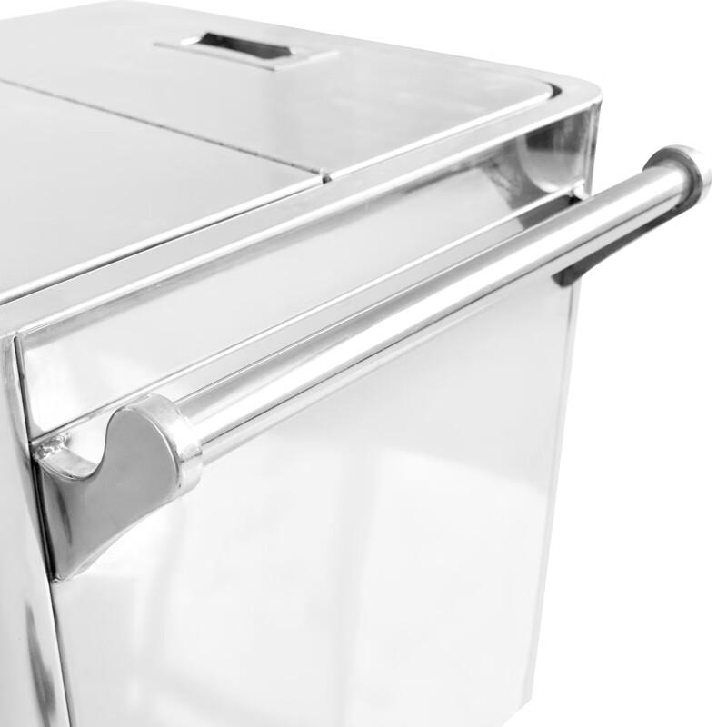 Stainless Steel Mobile Flour Cart