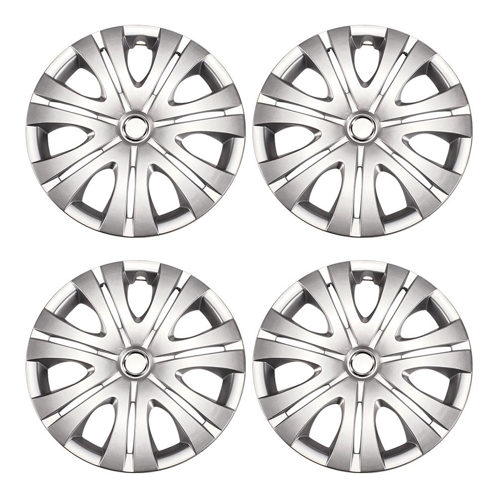 4pcs/set 16 inch Car Wheel Trims Covers, Car Wheel Center Cap Decorative Covers Fit Aluminum Alloy Rims Hub Caps