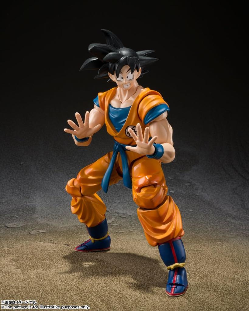 TAMASHII NATIONS Dragon Ball Super Son Goku SUPER HERO Painted Action Figure S.H.Figuarts