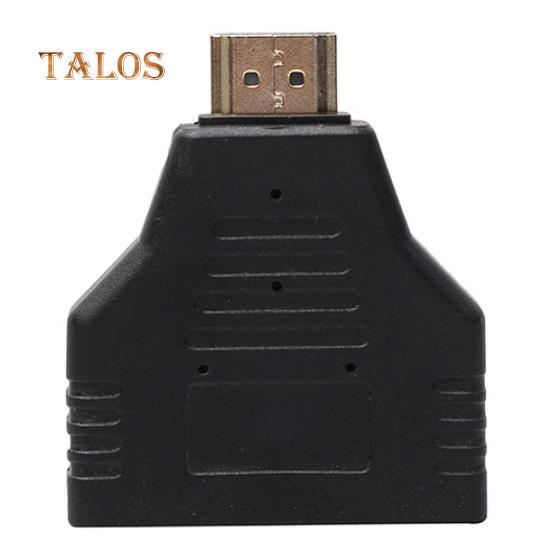 

Practical HDMI Male to 2 Female 1 in 2 Out Splitter Cable Converter Adapter Computer Gadgets