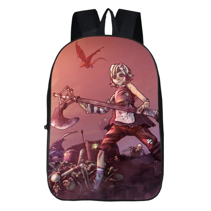 Школьная сумка с принтом Tiny Tina S Wonderlands, Мультяшный рюкзак, Ученики начальной и средней школы School bag