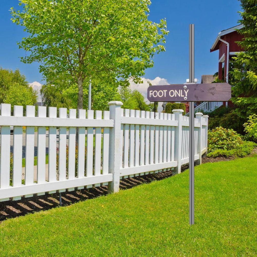Iron 3 Inch T-Post Mounting Bracket Sturdy T-shaped Post Brackets  Mailbox Signs Installation