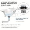 1pc Brass Bathtub Drain Stopper with Hair Catcher, 2-in-1 Pop-up Tub Stopper, Anti-Clogging Filter Basket, Fits 1.45-1.8" Drain Shoe