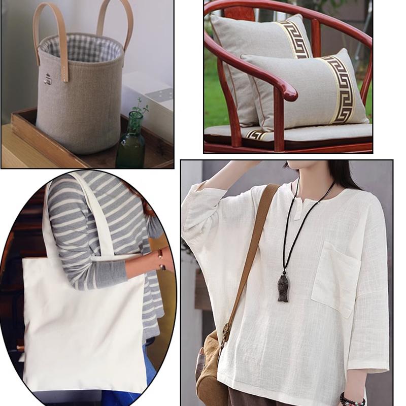 150x200cm/150x50cm  Cotton Linen Woven Fabric For Embroidery Practice Fabric ,Curtains, Tables Decoration Handmade DIY Cloth